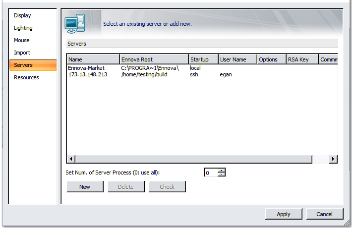 1. Server Description