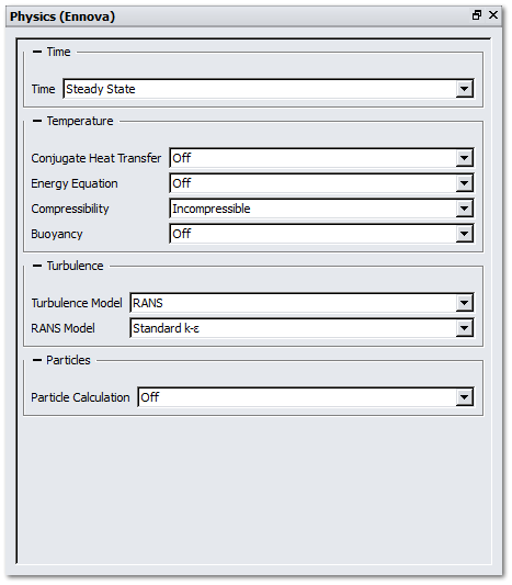 Setup Ennova Mesh Physics